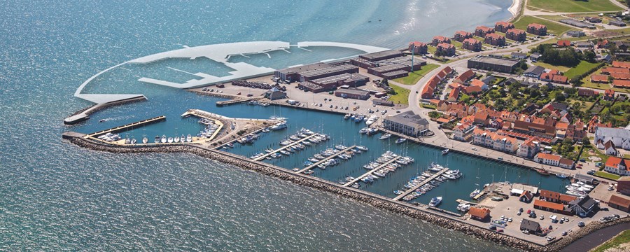 Sådan kommer Sæby Havn til at se ud efter havneudvidelsen