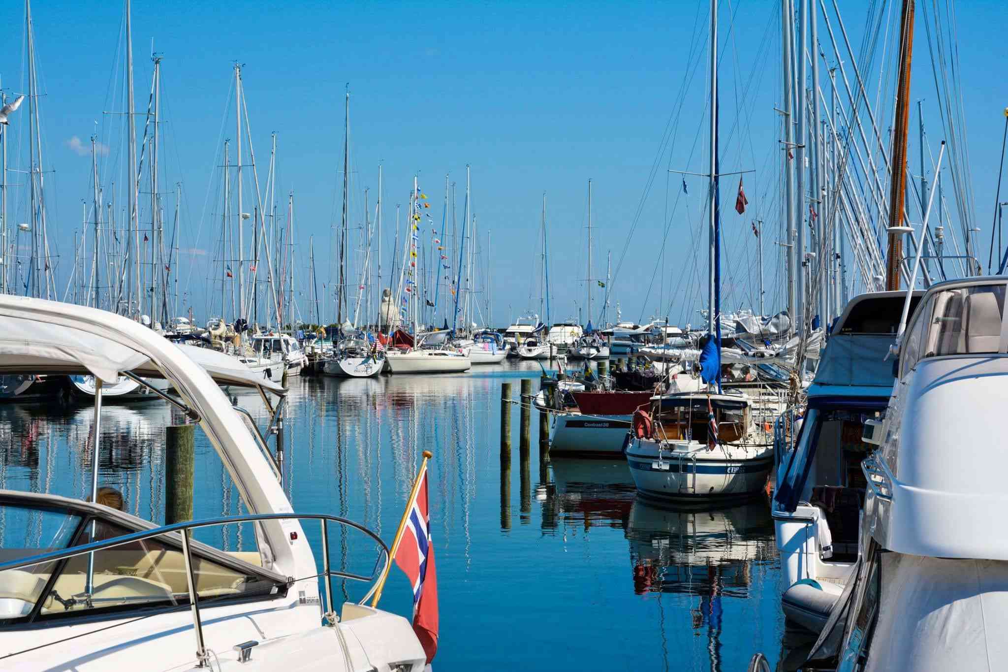 Sommerdag på Sæby Havn