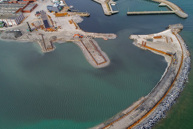 25.03.21 Luftfoto af Sæby Havn